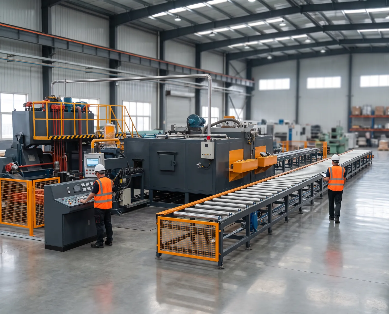 Kompletna linia do produkcji profili aluminiowych (prasa 1000-3000 T)