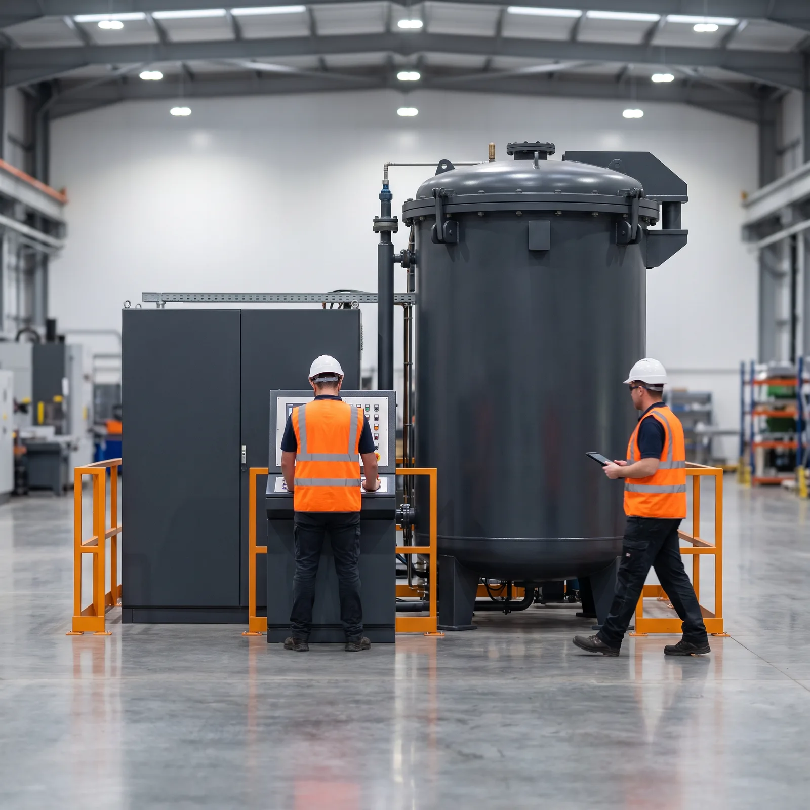 Piec do azotowania matryc 45 kW (komora ø500×1000 mm)