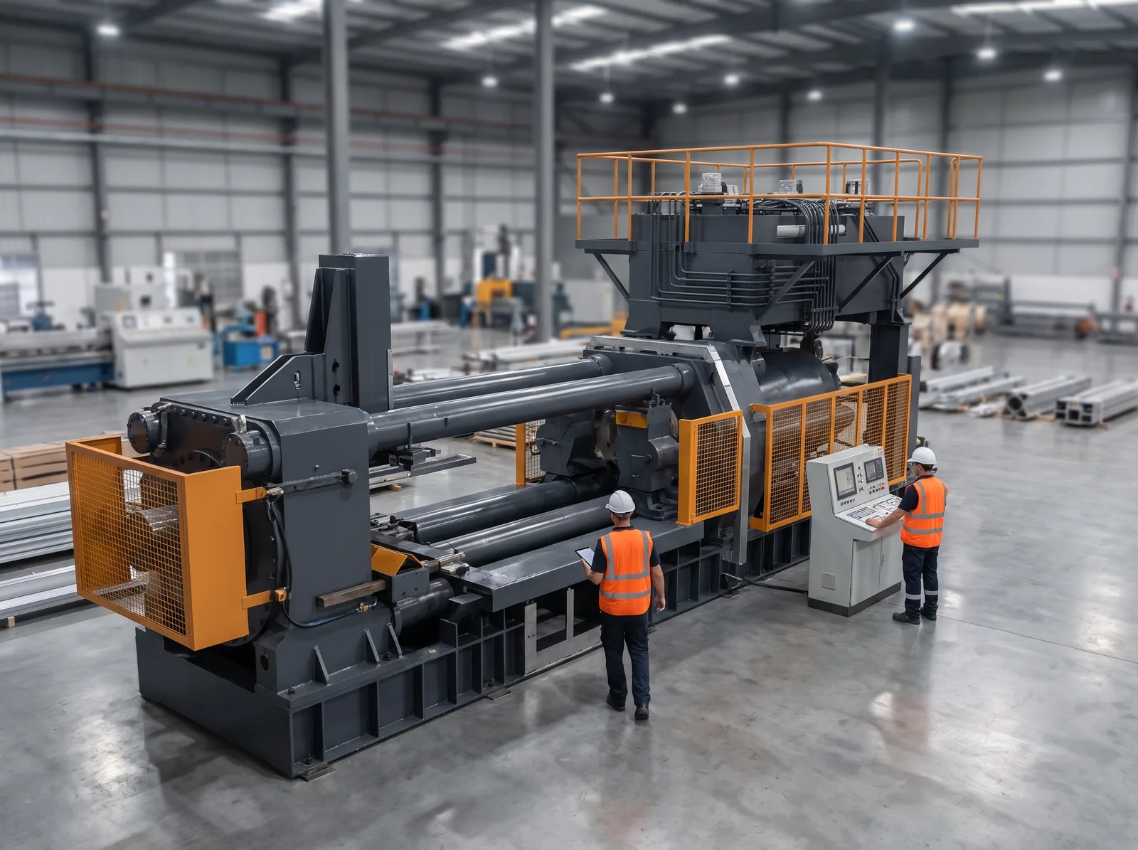 Prasa do wyciskania 1800 ton (wlewek 7″)
